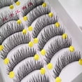 thumbnail image 5 of 10 Pairs Natural False Eyelashes Premium Reusable Handmade For Daily Wear, 5 of 8