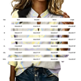 thumbnail image 3 of Bovemsi Business Casual Tops for Women Soft Button‑Cuff Striped V‑Neck Long‑Sleeve Prints Fashion Outfits Clothes Breathable M, 3 of 4