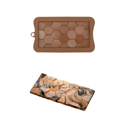 

FAIOIN Silicone Material Chocolate Mold Silicone Mold Fragment Chocolate Block Candy Mold Epoxy Mold for Chocolate Candy Baking