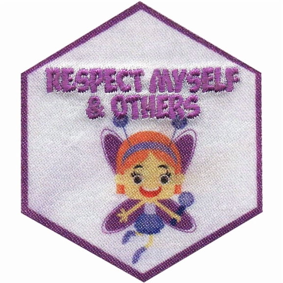 12 pieces 2" Custom Activity Scouts Applique Fun Patches - Fairy-Respect Patch