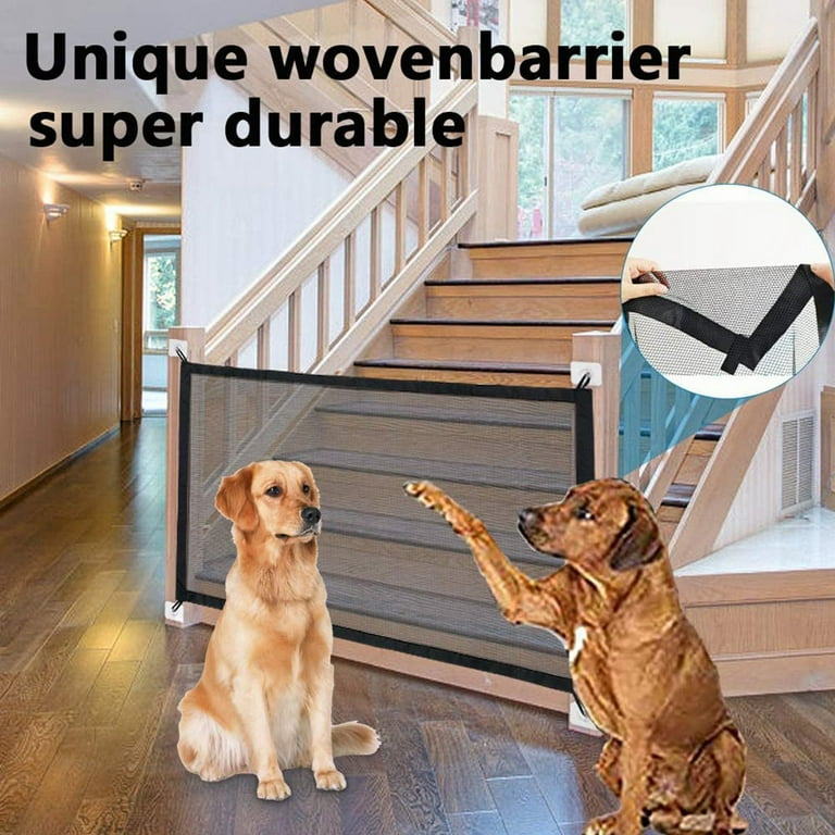 Mesh Dog Gate Pet Gate Magic for Dogs