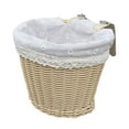 thumbnail image 1 of Lipstore Kids Bike Basket Carrier Decoration Woven Design for Camping Riding Shopping 25cmx19cmx18cm, 1 of 8