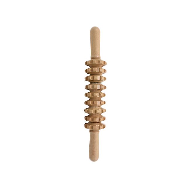 Herramientas de masaje con ventosas de madera, herramientas de masaje de drenaje linfático para el cuerpo de madera, taza anticelulítica, palo de masaje de nueve rondas,
