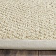 thumbnail image 4 of Safavieh Natural Fiber Collection NF525A Premium Sisal Area Rug, 6' x 6' Square, Cream, 4 of 4
