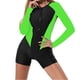 thumbnail image 1 of Traje de baño de una pieza para mujer, traje de baño de manga larga con cremallera para surf, traje de baño de moda playera para mujer, trajes de baño de una pieza para mujer, trajes de baño para muje, 1 of 6