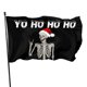 thumbnail image 1 of Banner Wizfuyq, bandera navideña con forma de calavera, 91 x 152 cm, con ojales, 1 of 6