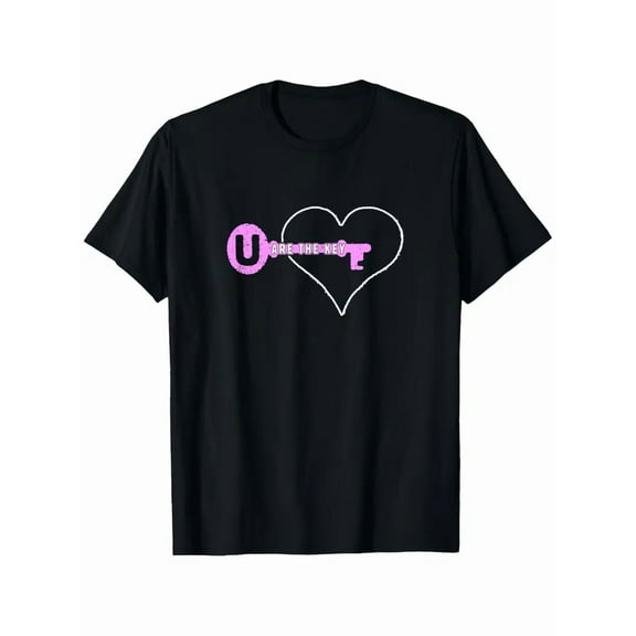 Valentine'S Day Shirts funny heart key romantics Love gift T-Shirt