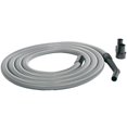 thumbnail image 1 of Sistemas Cen-Tec de 20 pies. Manguera de extensión de aspiradora Premium Shop con 2 adaptadores de tanque y extremo curvo de 1,25" Plata, 1 of 4