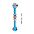 thumbnail image 2 of Steering Rod, 40mm-46mm Steering Linkage Aluminium Alloy  For HSP 94122 94123 For Outdoor, 2 of 8