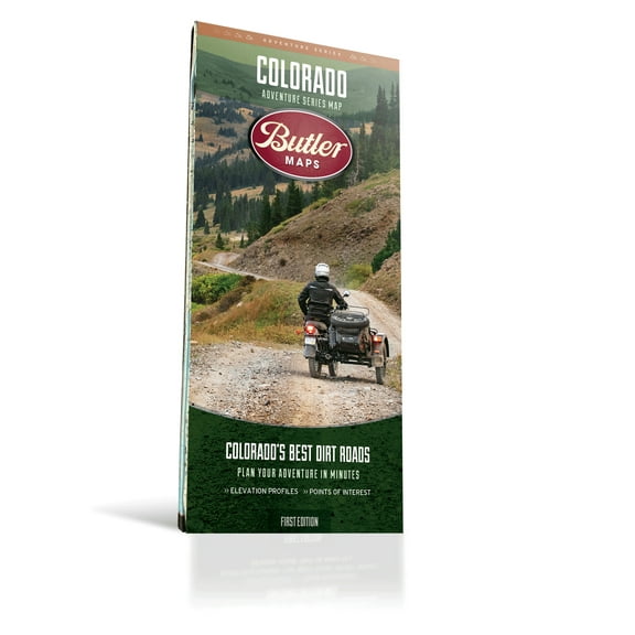 Best Dirt Roads in Colorado - Colorado Adventure Series Map