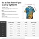 thumbnail image 5 of Balery Abstract Night Sky Tree Camisa Casual de Manga Corta con Botones para Hombre, Texturizada, Estilo Cubano, para Playa, Verano-3X-Large, 5 of 5