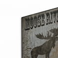 thumbnail image 2 of Luxe Metal Art 'Lodge Moose River Lodge' by Lightbox Journal, Metal Wall Art, 16"x24", 2 of 9