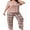 Pink, variant on Musefolio Women's Plus Size Pajamas 2 Piece Set Elastic Waist and Chest Pocket Casual Loungewear 1X-5X