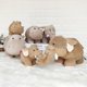 thumbnail image 3 of Lindas muñecas de animales de peluche, juguetes de peluche suaves de 13,7'para niños pequeños, regalos de cumpleaños y Navidad, marrón (elefante), 3 of 5