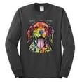 thumbnail image 2 of Wild Bobby Dean Russo Golden Retriever Is Love Dog Is Love Dog Lover Men Long Sleeve Shirt, Charcoal, Large, 2 of 5