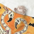 thumbnail image 2 of Pofeuu Halloween Flamingos Print Puppy Blanket,Dog Blankets,Pet Blanket Cozy Cat Blankets for Indoor Cats, Fuzzy Pet Blanket for Kitten Doggy Dog Blankets-Medium, 2 of 8