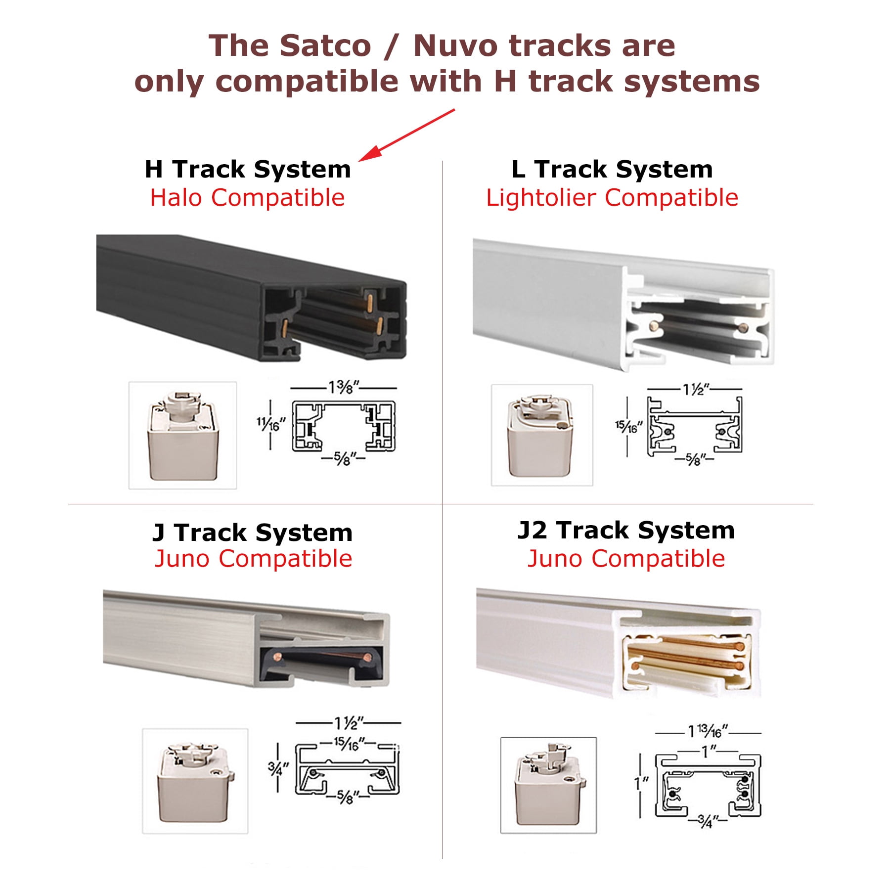 3 - Light Black Track Lighting