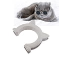 thumbnail image 2 of Puerta interior para puerta de gato, puerta para mascotas, orificio para puerta para perros, gatitos, fácil de instalar (blanco), 2 of 5