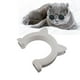 thumbnail image 2 of Puerta interior para puerta de gato, puerta para mascotas, orificio para puerta para perros, gatitos, fácil de instalar (blanco), 2 of 5
