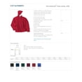 thumbnail image 2 of Port Authority JP56 Men's Team Jacket - Red/Light Oxford - 6X-Large, 2 of 2