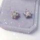 thumbnail image 2 of Joyas de moda Pendientes para mujer, par/juego, plata 925, pendientes con copos de nieve, 2 of 7