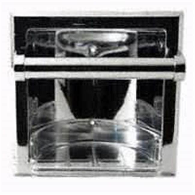 Boston Harbor PBC306-3L Soap Holder and Grab Bar, Recessed Mounting, Plastic Roller/Zinc, Chrome Finish