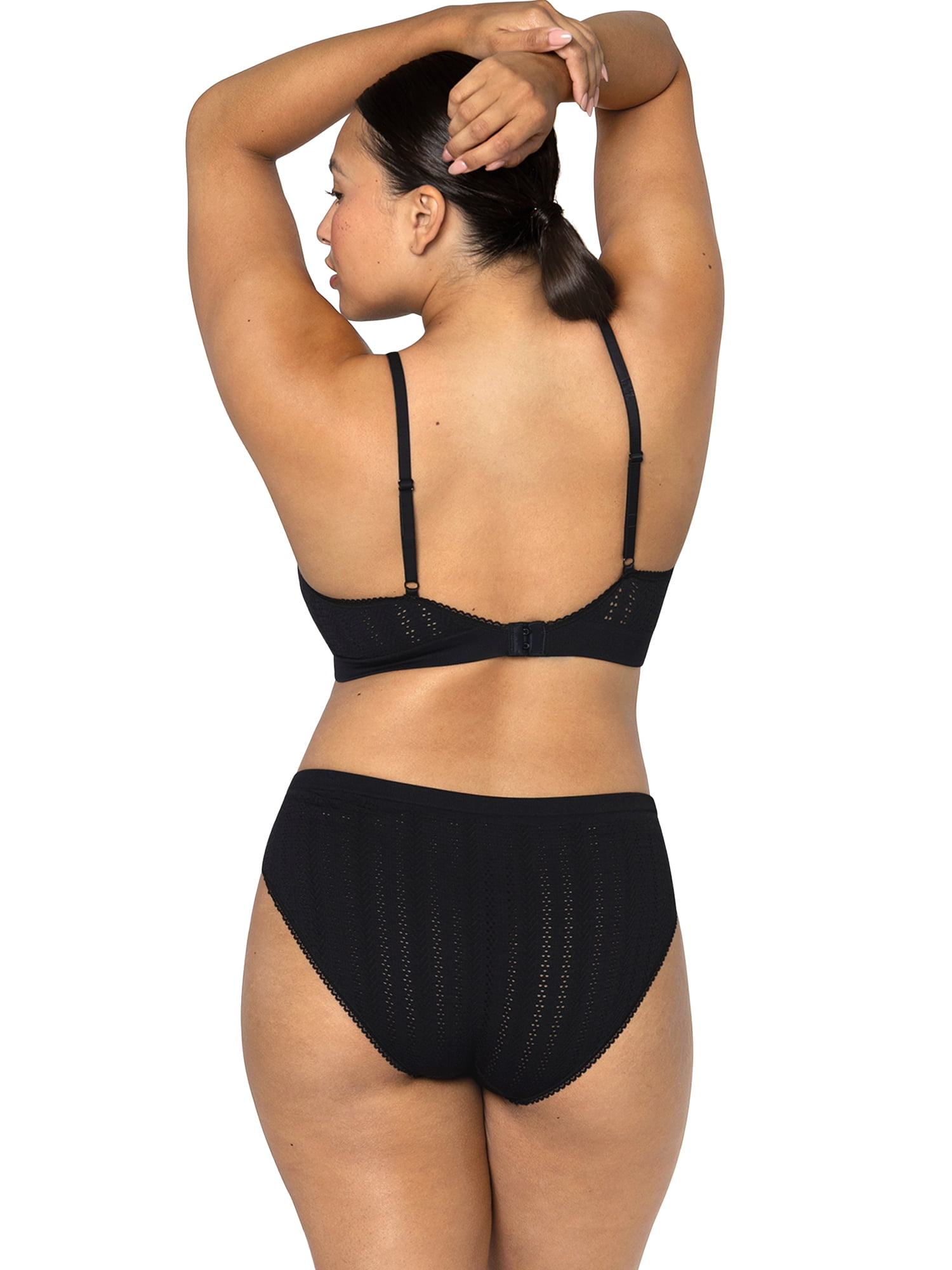 fresh collection by Fruit of the Loom Women's Seamless Pointelle Hipster Underwear 2-pack
