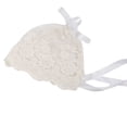 thumbnail image 1 of ITFABS Babies Prop Bonnets, Floral Lace Ruffle Edge Bottom Straps Tie Photography Cap, 1 of 4