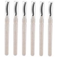 thumbnail image 5 of IBASETOY 6Pcs White Eyelash Brush Set with Silicone Bristles for Makeup Lash Separation and Mascara Application, 5 of 8