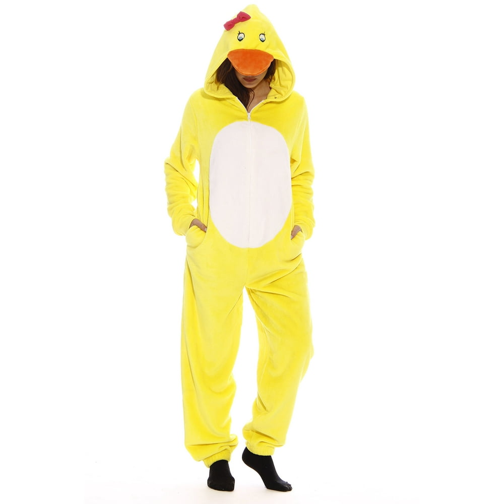 Duck Velour Adult Onesie