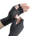 thumbnail image 4 of Un par de guantes de fitness, guantes deportivos antideslizantes e insípidos, medio dedo para hombres y mujeres l, 4 of 10