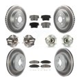 thumbnail image 1 of Transit Auto Front Rear Hub Bearings Assembly Coated Disc Brake Rotors and Semi-Metallic Pads Kit (10Pc) for Car Dodge Charger Challenger Chrysler 300 - Left Right Side (Driver Passenger) KBB-112253, 1 of 11