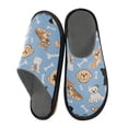 thumbnail image 2 of IAUYY Memory Foam House Slippers Suitable for Both Men and Women. Comfortable, Anti-Slip Plush Flat-Bottomed Slippers The Best Holiday Gift Bone, 2 of 9