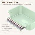 thumbnail image 6 of 9/2/4pcs Golden Diamond-Texture Nonstick Bakeware Sets, Steel Baking Sheet Roasting Pan Cookie Sheets, Baker Kitchen Cookware, 6 of 12