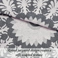 thumbnail image 6 of Superior 3-Pieces High-Durability Reversible Cotton Blend Bedspread Set, Full, Denim Blue, 6 of 8
