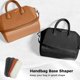 thumbnail image 3 of PU Leather Bottom Shaper for Bag, 4 Pcs Crochet Bottom Shapers with Holes, Oval Knitted Bottom Shaper 30x10cm/12x4 Inch for Handbags Shou, 3 of 5