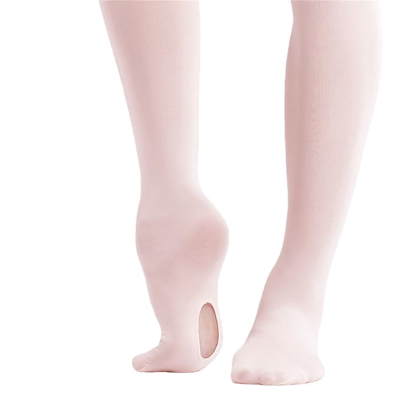 MEICHEN 1 Pair Opaque Soft Ballet Pantyhose Solid Color Dance Stocking Tights for Women
