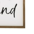 thumbnail image 4 of Benzara Wall Art with Always Stay Humble and Kind Typography, Brown and White, 4 of 5