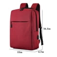 thumbnail image 3 of Laptop Backpack Ergonomic Casual USB Port Business Backpack Travel Backpack, 3 of 9