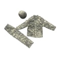 thumbnail image 3 of 1/6兵人 美国陆军 ACU 作战服 衣服 裤子 头盔 服饰 模型, 3 of 8