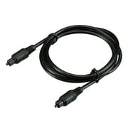 Onn Pro TOSLINK Optical Digital Audio Cable, 4', Black