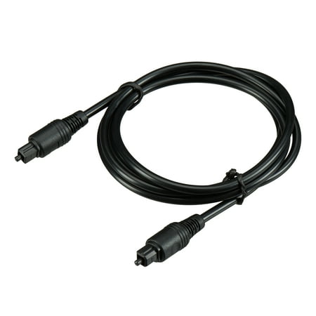 Onn Pro TOSLINK Optical Digital Audio Cable, 4', Black