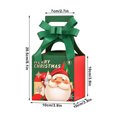 thumbnail image 3 of Caja navideña con lazo Fiudx para dulces embalaje bolsas de regalo, 3 of 6