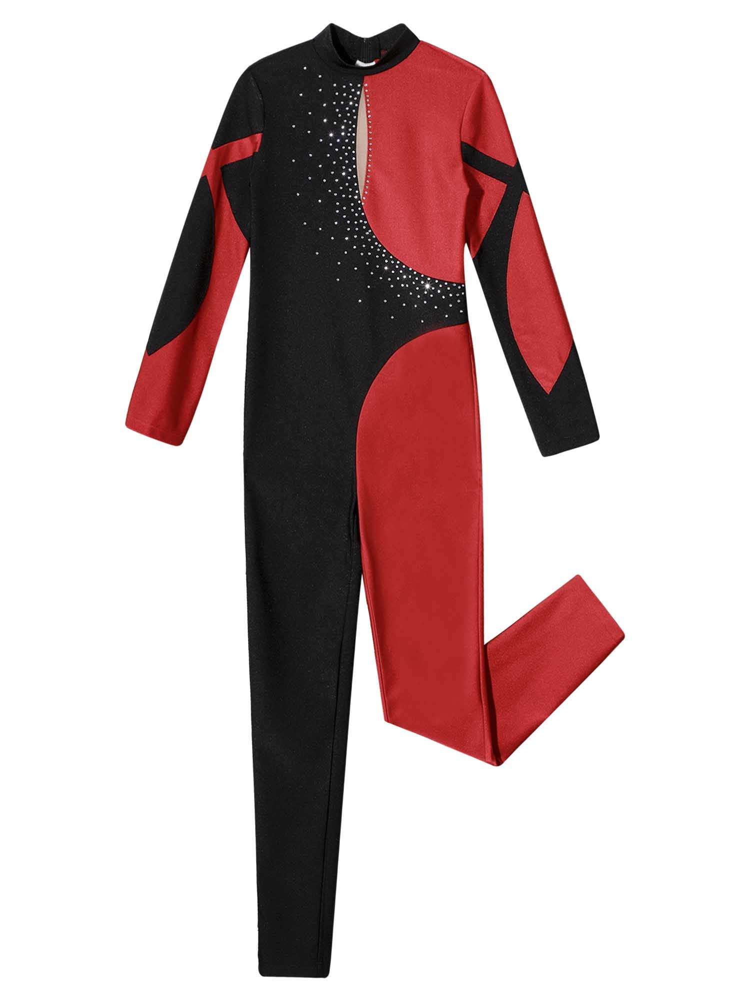 Justaucorps Gymnastique Rythmique Fille Avec Short Et Bandeau – Dos Croisé, Strass, Pour Patinage, Danse