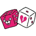 thumbnail image 2 of Men's Fortnite Cuddle Team Leader Large Dice Graphic Tee White X Large, 2 of 5