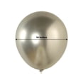 thumbnail image 3 of Efavormart 10 Pack Silver Biodegradable Balloons, Eco-friendly Thickened Extra Strong Latex Helium Party Balloons - 18", 3 of 11