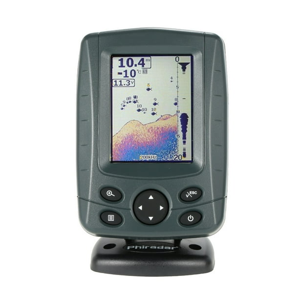 Sonar fish detector Portable 3.5 LCD Fish Finder Outdoor Fishing Sonar  Sensor Fishing Finder Alarm Fish Detector Depth Locator 