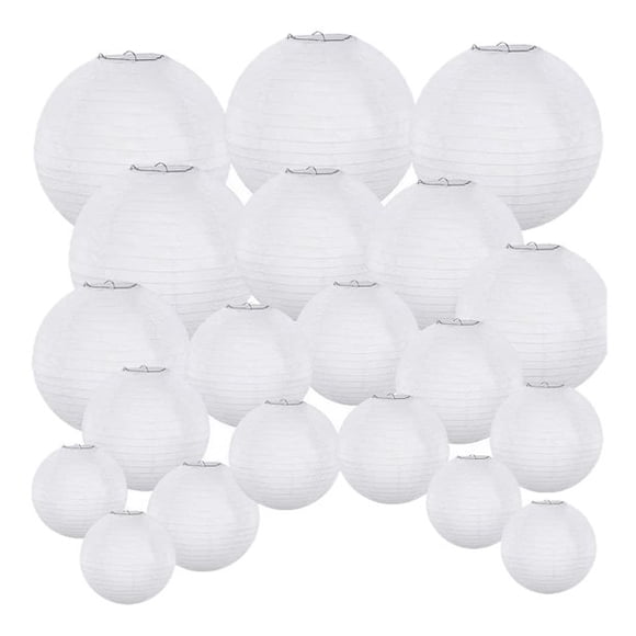 Large White Paper Lanterns