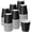 Black, variant on 50 Packs 3 oz Disposable Paper Cups, Small Bathroom Cups for Mouthwash, Espresso Cups, Party Cups, Office Use, Purple Color