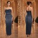 thumbnail image 3 of Vestido PORRCEY Hot Drilling Craft con hombros descubiertos para mujer, 3 of 6